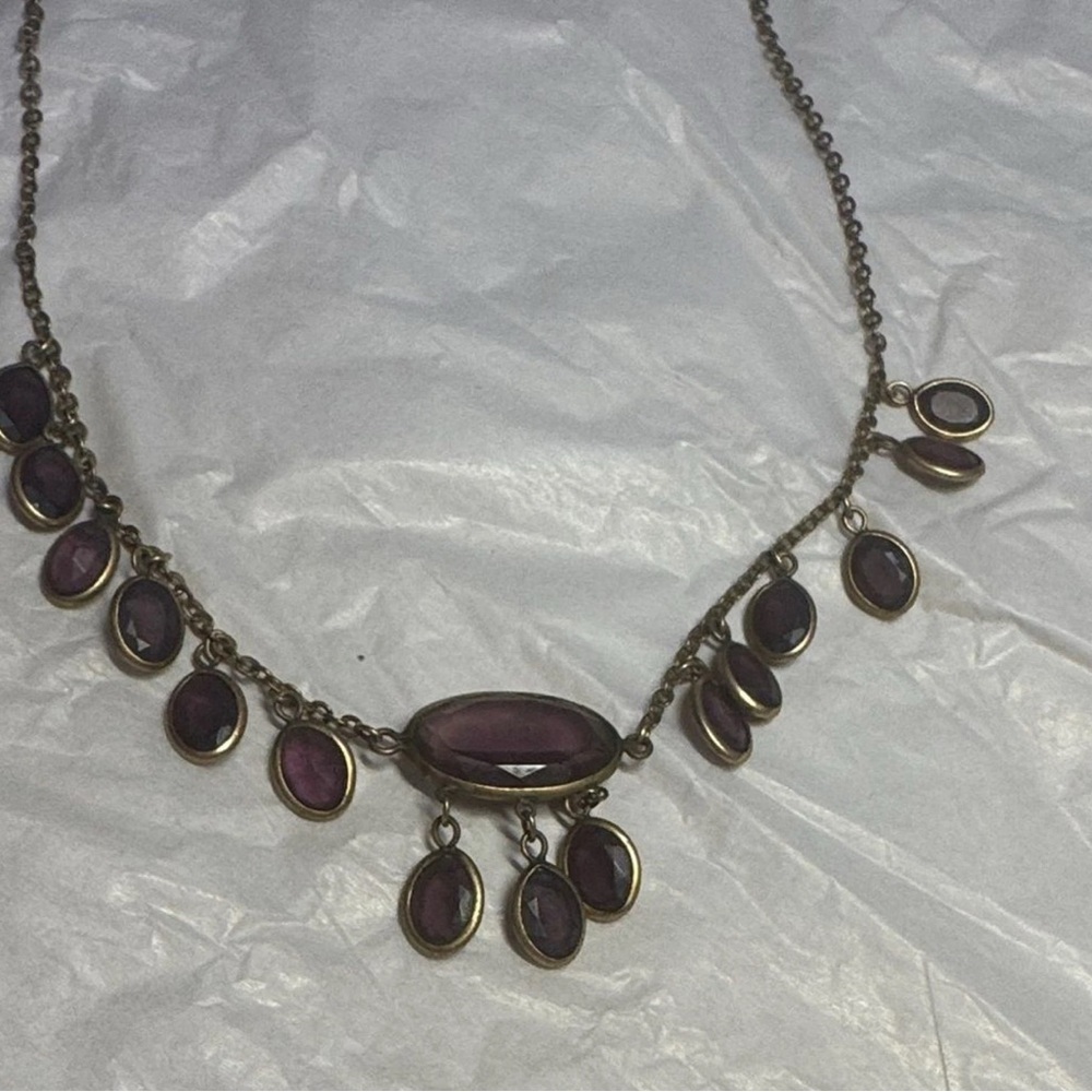 Elegant Purple stone Necklace